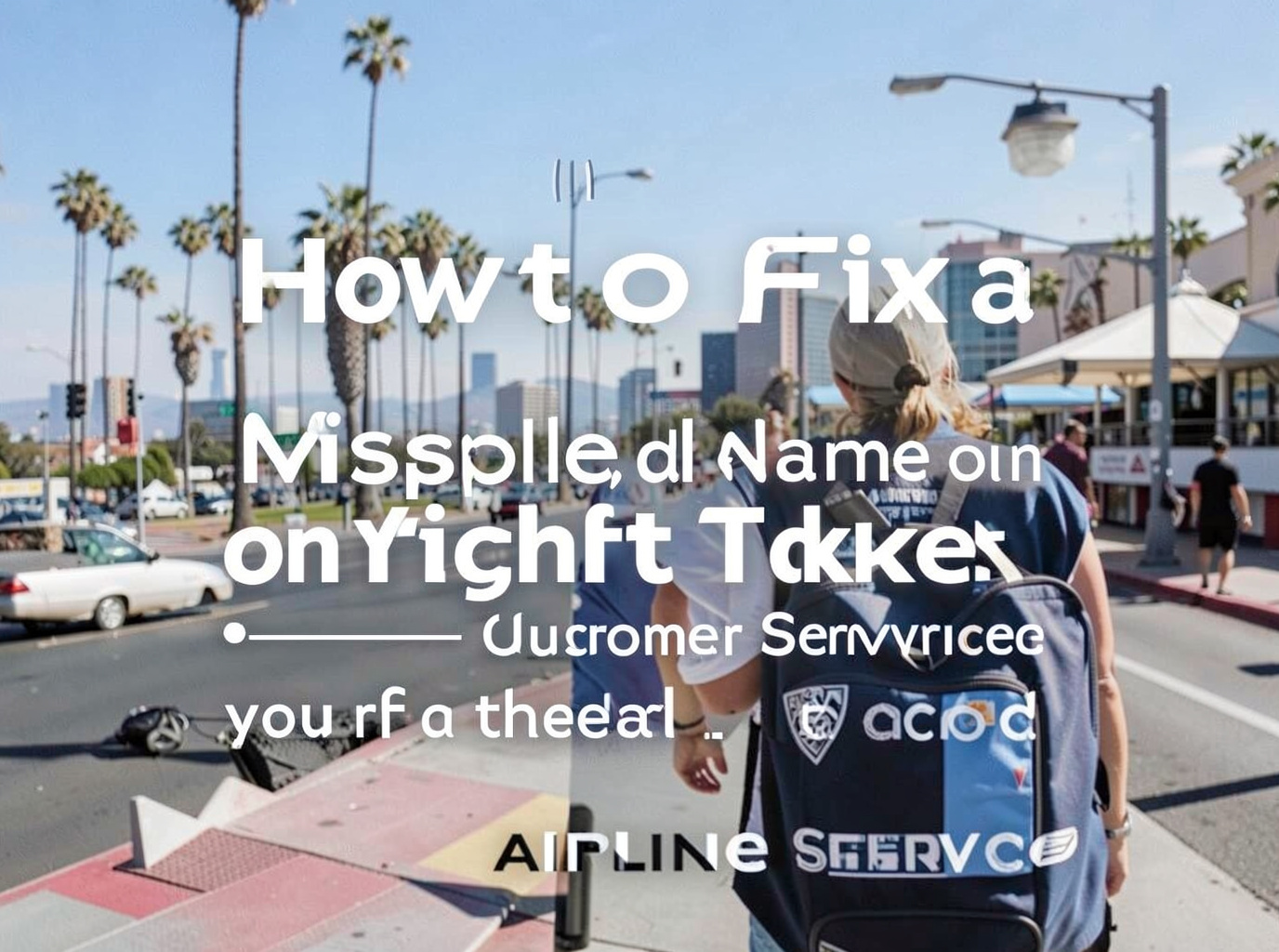 How to Fix a Misspelled Name on Your Flight Ticket